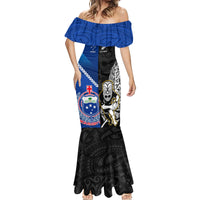 new-zealand-and-samoa-rugby-mermaid-dress-all-black-tiki-fern-mix-manu-samoa-2023-world-cup