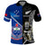 Custom New Zealand And Samoa Rugby Polo Shirt All Black Tiki Fern Mix Manu Samoa 2023 World Cup LT14 Black - Polynesian Pride