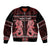 Kia Ora New Zealand Bomber Jacket Maori Language Week Whero Taniko Motif - Polynesian Pride