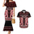 Kia Ora New Zealand Couples Matching Mermaid Dress and Hawaiian Shirt Maori Language Week Whero Taniko Motif - Polynesian Pride