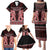 Kia Ora New Zealand Family Matching Puletasi and Hawaiian Shirt Maori Language Week Whero Taniko Motif - Polynesian Pride
