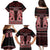 Kia Ora New Zealand Family Matching Puletasi and Hawaiian Shirt Maori Language Week Whero Taniko Motif - Polynesian Pride