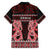 Kia Ora New Zealand Family Matching Summer Maxi Dress and Hawaiian Shirt Maori Language Week Whero Taniko Motif - Polynesian Pride