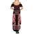 Kia Ora New Zealand Family Matching Summer Maxi Dress and Hawaiian Shirt Maori Language Week Whero Taniko Motif - Polynesian Pride