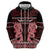 Kia Ora New Zealand Hoodie Maori Language Week Whero Taniko Motif - Polynesian Pride