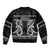 Kia Ora New Zealand Bomber Jacket Maori Language Week Pango Taniko Motif - Polynesian Pride