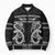 Kia Ora New Zealand Bomber Puffer Jacket Maori Language Week Pango Taniko Motif - Polynesian Pride