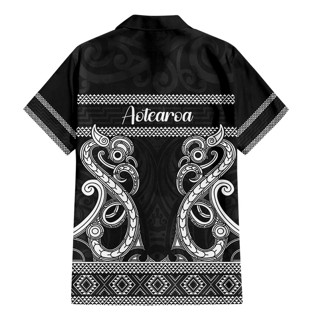 Kia Ora New Zealand Family Matching Mermaid Dress and Hawaiian Shirt Maori Language Week Pango Taniko Motif - Polynesian Pride