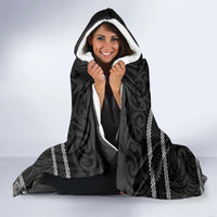 Kia Ora New Zealand Hooded Blanket Maori Language Week Pango Taniko Motif - Polynesian Pride