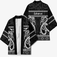 Kia Ora New Zealand Kimono Maori Language Week Pango Taniko Motif - Polynesian Pride