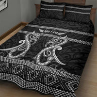 Kia Ora New Zealand Quilt Bed Set Maori Language Week Pango Taniko Motif - Polynesian Pride
