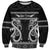 Kia Ora New Zealand Sweatshirt Maori Language Week Pango Taniko Motif - Polynesian Pride