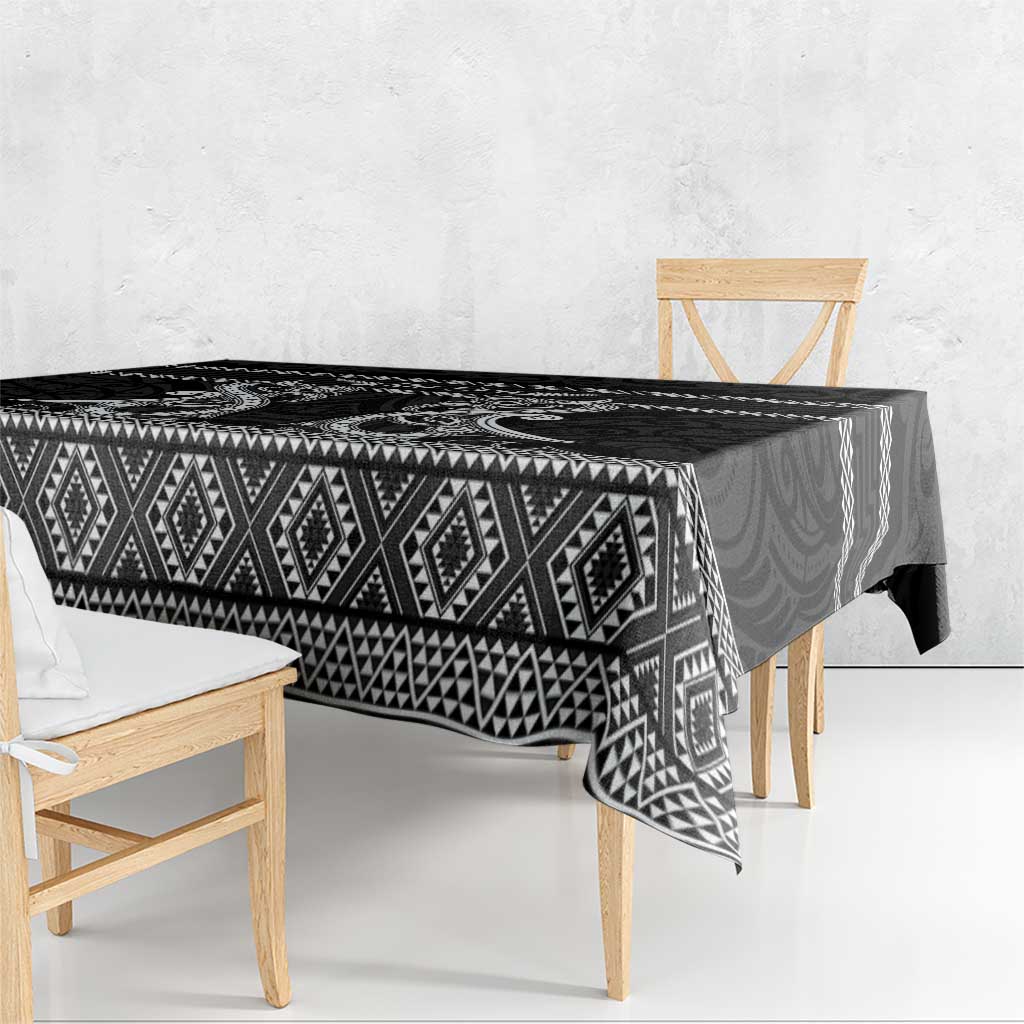 Kia Ora New Zealand Tablecloth Maori Language Week Pango Taniko Motif - Polynesian Pride