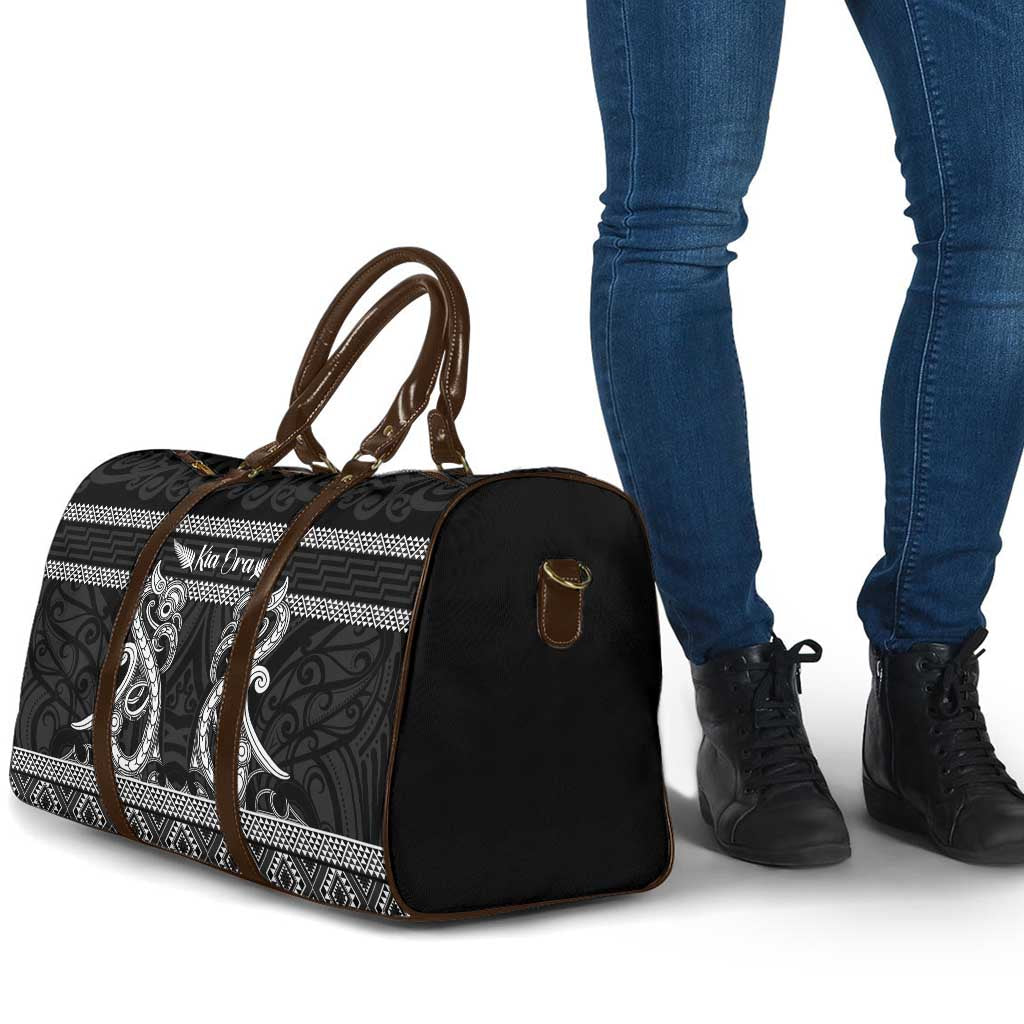Kia Ora New Zealand Travel Bag Maori Language Week Pango Taniko Motif - Polynesian Pride