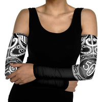 Kia Kaha Te Reo Maori New Zealand Arm Sleeves 50th Anniversary Ake Ake Ake - Polynesian Pride