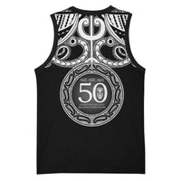 Kia Kaha Te Reo Maori New Zealand Basketball Jersey 50th Anniversary Ake Ake Ake - Polynesian Pride