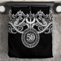 Kia Kaha Te Reo Maori New Zealand Bedding Set 50th Anniversary Ake Ake Ake - Polynesian Pride