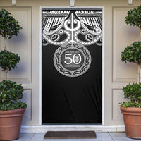 Kia Kaha Te Reo Maori New Zealand Door Cover 50th Anniversary Ake Ake Ake - Polynesian Pride