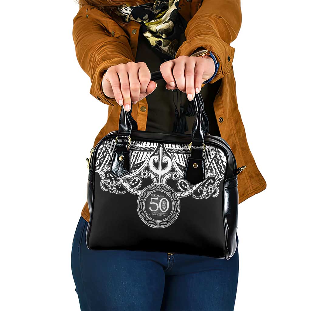 Kia Kaha Te Reo Maori New Zealand Shoulder Handbag 50th Anniversary Ake Ake Ake - Polynesian Pride