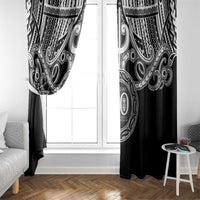 Kia Kaha Te Reo Maori New Zealand Window Curtain 50th Anniversary Ake Ake Ake - Polynesian Pride