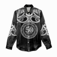 Kia Kaha Te Reo Maori New Zealand Women Casual Shirt 50th Anniversary Ake Ake Ake - Polynesian Pride