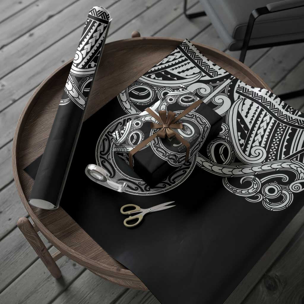 Kia Kaha Te Reo Maori New Zealand Wrapping Paper 50th Anniversary Ake Ake Ake - Polynesian Pride