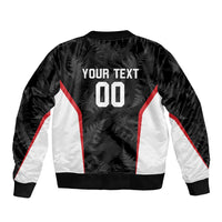 Custom New Zealand Silver Fern Softball Bomber Jacket Go Aotearoa