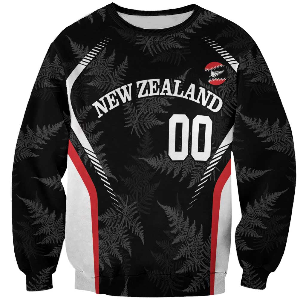 Custom New Zealand Silver Fern Softball Sweatshirt Go Aotearoa