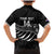 Custom Aotearoa Ice Hockey Family Matching Mermaid Dress and Hawaiian Shirt NZ Tiki Mascot - Maori Pattern