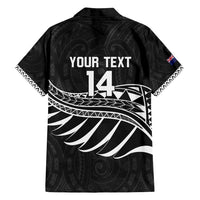 Custom Aotearoa Ice Hockey Family Matching Summer Maxi Dress and Hawaiian Shirt NZ Tiki Mascot - Maori Pattern