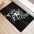 Custom Aotearoa Ice Hockey Rubber Doormat NZ Tiki Mascot - Maori Pattern