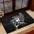 Custom Aotearoa Ice Hockey Rubber Doormat NZ Tiki Mascot - Maori Pattern