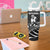 Personalised Aotearoa Ice Hockey Tumbler With Handle NZ Tiki Mascot - Maori Pattern LT14