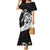 Personalised New Zealand Surfing Family Matching Mermaid Dress and Hawaiian Shirt Aotearoa Maori Tiki Haka