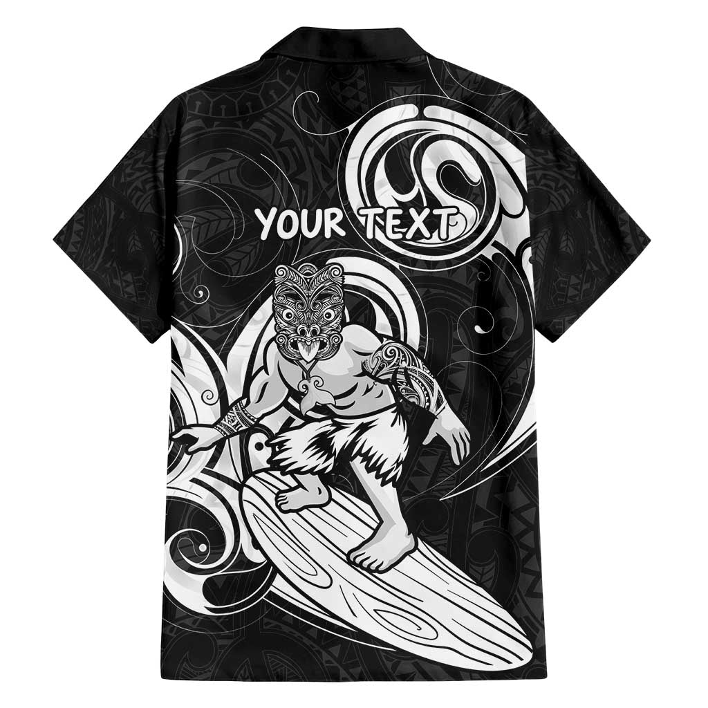 Personalised New Zealand Surfing Family Matching Tank Maxi Dress and Hawaiian Shirt Aotearoa Maori Tiki Haka LT14 - Polynesian Pride