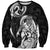 Personalised New Zealand Surfing Sweatshirt Aotearoa Maori Tiki Haka
