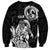 Personalised New Zealand Surfing Sweatshirt Aotearoa Maori Tiki Haka