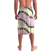 Pink Palaka Hawaii Lavalava Kukui Nut Pikake Lei Hawaiian Tapa Pattern - Polynesian Pride
