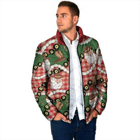 Cowboy Hawaii Mele Kalikimaka Padded Jacket Paniolo Kukui Nut Pikake Lei Red Version - Polynesian Pride