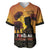 Tokelau ANZAC Day Baseball Jersey Camouflage With Poppies Lest We Forget LT14 Yellow - Polynesian Pride
