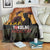 Tokelau ANZAC Day Blanket Camouflage With Poppies Lest We Forget LT14 Yellow - Polynesian Pride