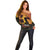 Tokelau ANZAC Day Off Shoulder Sweater Camouflage With Poppies Lest We Forget LT14 - Polynesian Pride