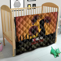 Tokelau ANZAC Day Quilt Camouflage With Poppies Lest We Forget LT14 - Polynesian Pride