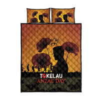 Tokelau ANZAC Day Quilt Bed Set Camouflage With Poppies Lest We Forget LT14 - Polynesian Pride
