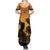Tokelau ANZAC Day Summer Maxi Dress Camouflage With Poppies Lest We Forget LT14 - Polynesian Pride