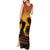 Tokelau ANZAC Day Tank Maxi Dress Camouflage With Poppies Lest We Forget LT14 - Polynesian Pride
