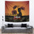 Tokelau ANZAC Day Tapestry Camouflage With Poppies Lest We Forget LT14 Yellow - Polynesian Pride