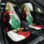 Norfolk Island ANZAC Day Car Seat Cover Pine Tree With Poppies Lest We Forget LT14 One Size White - Polynesian Pride