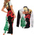 Norfolk Island ANZAC Day Couples Matching Short Sleeve Bodycon Dress and Long Sleeve Button Shirt Pine Tree With Poppies Lest We Forget LT14 - Polynesian Pride