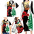 Norfolk Island ANZAC Day Family Matching Long Sleeve Bodycon Dress and Hawaiian Shirt Pine Tree With Poppies Lest We Forget LT14 - Polynesian Pride